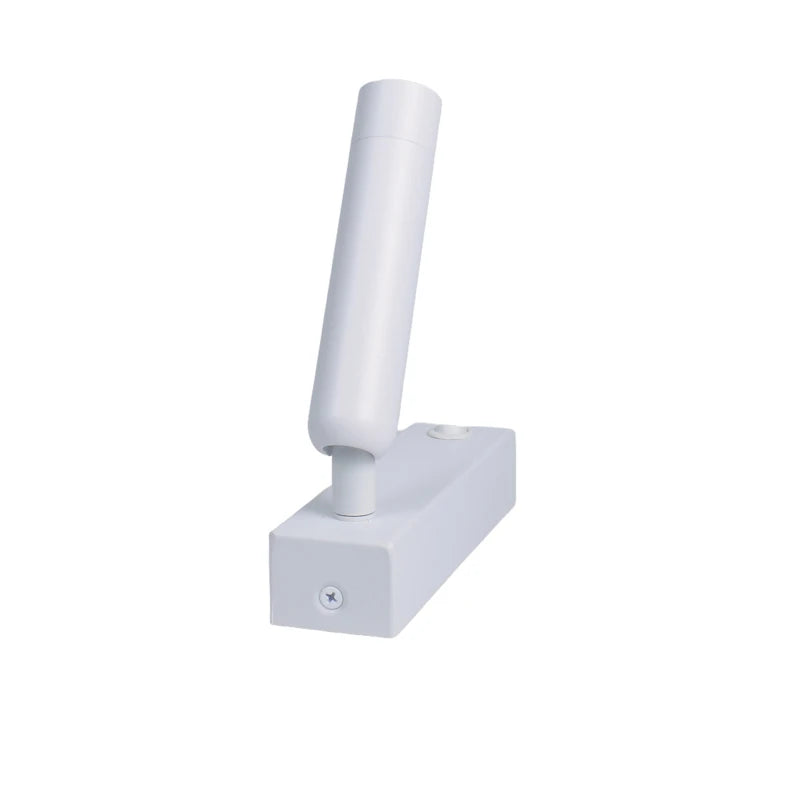 lampe murale moderne led fixée mur blanc noir éclairage chambre coucher aluminium