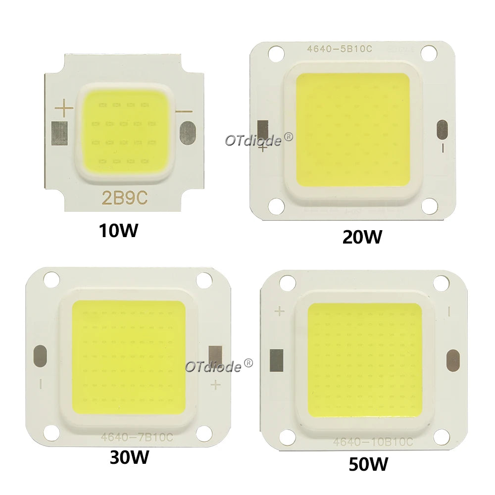 ampoule led haute puissance 10w 20w 30w 50w 70w 100w pilote modernes blancs