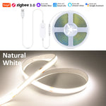 ruban led 320led/m zigbee controle app blanc blanc naturel blanc chaud moderne