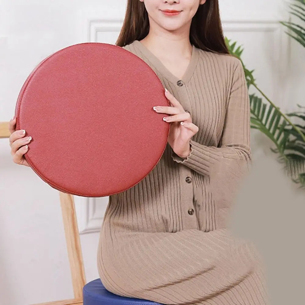 coussin rond uni imperméable mousse pe tissu moderne couleur bleu foncé rouge vert beige