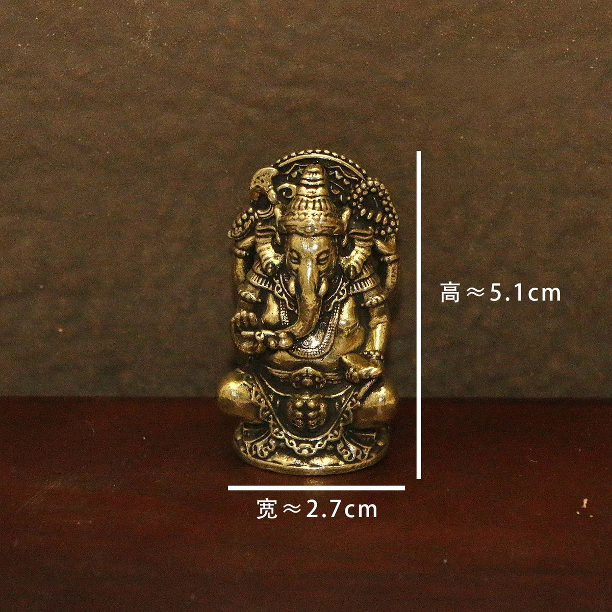 statues ganesha bronze doré sculptures détaillées motifs floraux traditionnel hindou maison