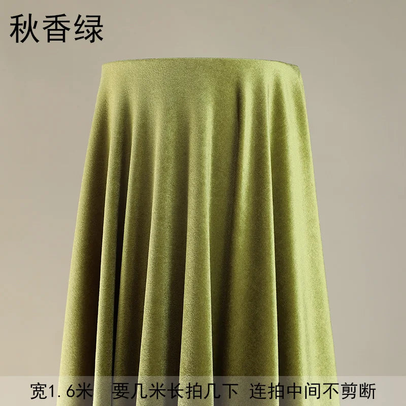 tissu velours polyester uni opaque moderne vert foncé vert clair noir rouge blanc resistant
