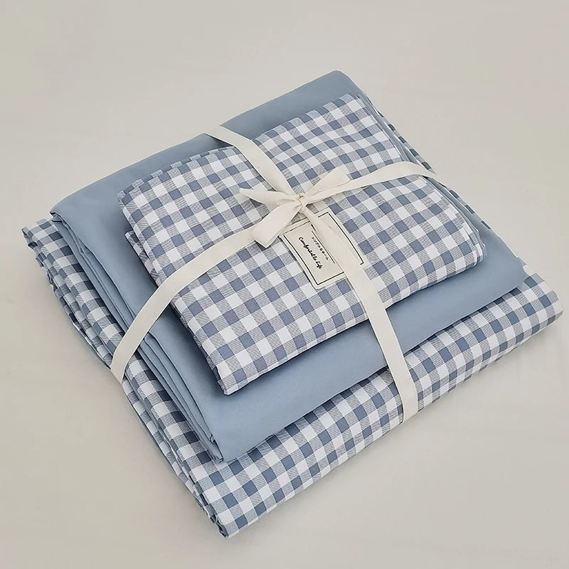 Détail du tissu sergé de la housse de couette