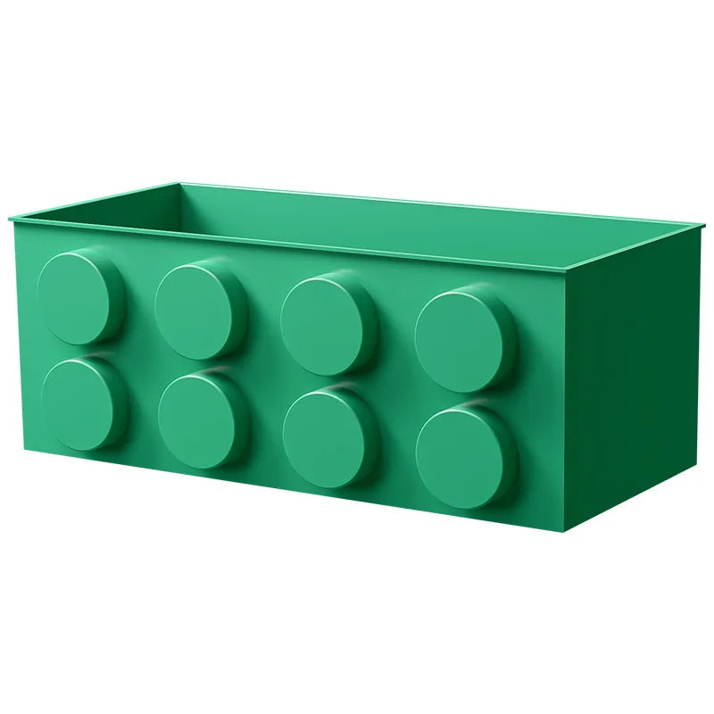 boîtes rangement magnétiques rouge bleu jaune blocs lego moderne fixations magnétiques almacenamiento organizador porta