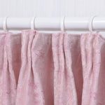 anneaux rideau blancs plastique rond lisses modernes draperies ajustement universel