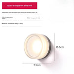 lampe murale moderne blanc orange marron rayures horizontales adhésif câbles certification led pvc