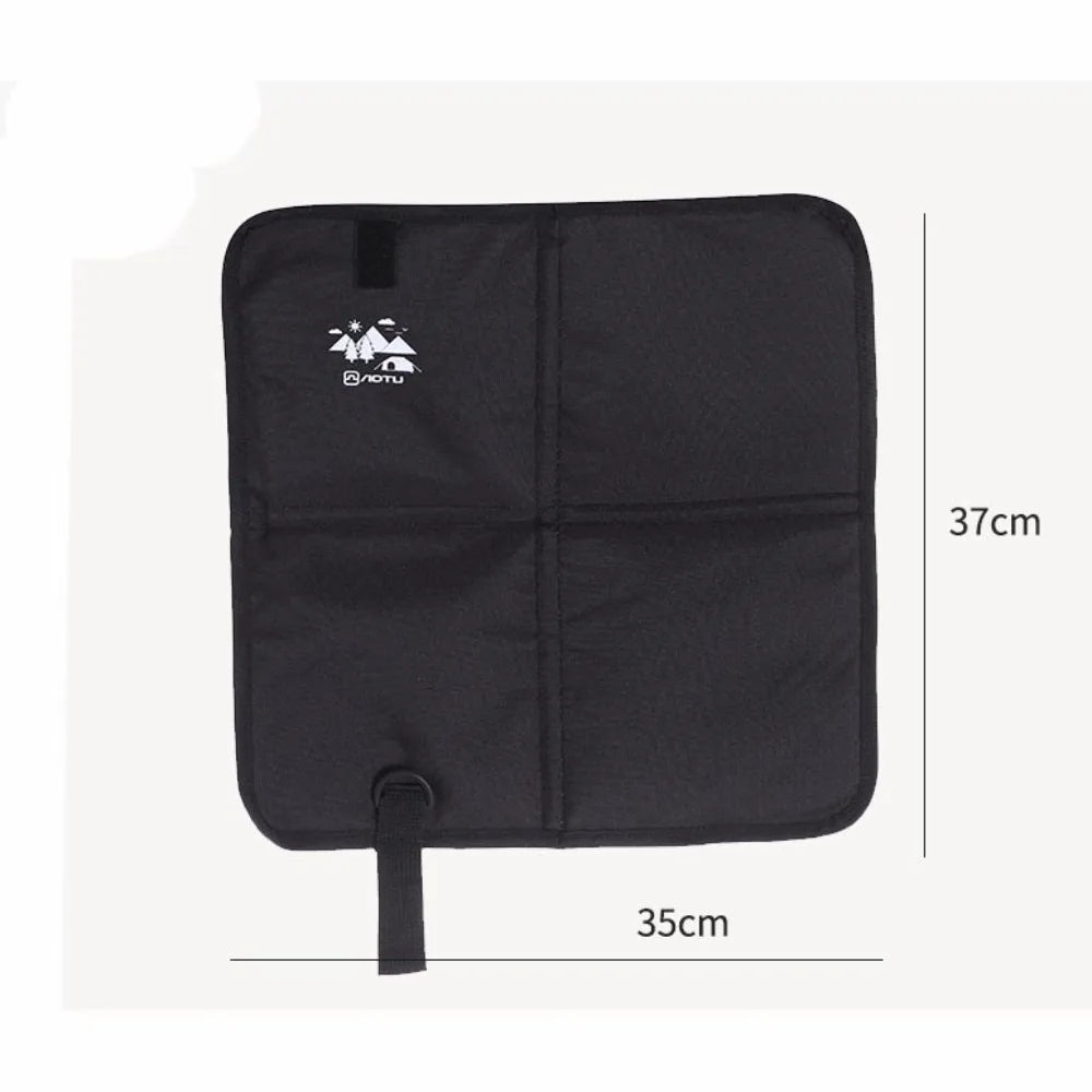 pochette camping tissu imperméable motif imprimé élastique noir pratique robuste