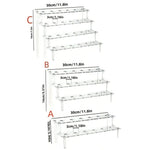 présentoir transparent multi niveaux rangement cônes gaufres douceurs pâtisserie étagères transparentes supports pâtissiersTrapendoisRAL