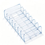 présentoir rangement transparent moderne boîtes ongles 85cmx17cm multifonctionnel acrylic.storage transparente