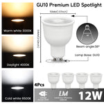 ampoules led blanc modernes gu10 gu11 mr11 35mm 50mm 220v 240v 6000k 3000k