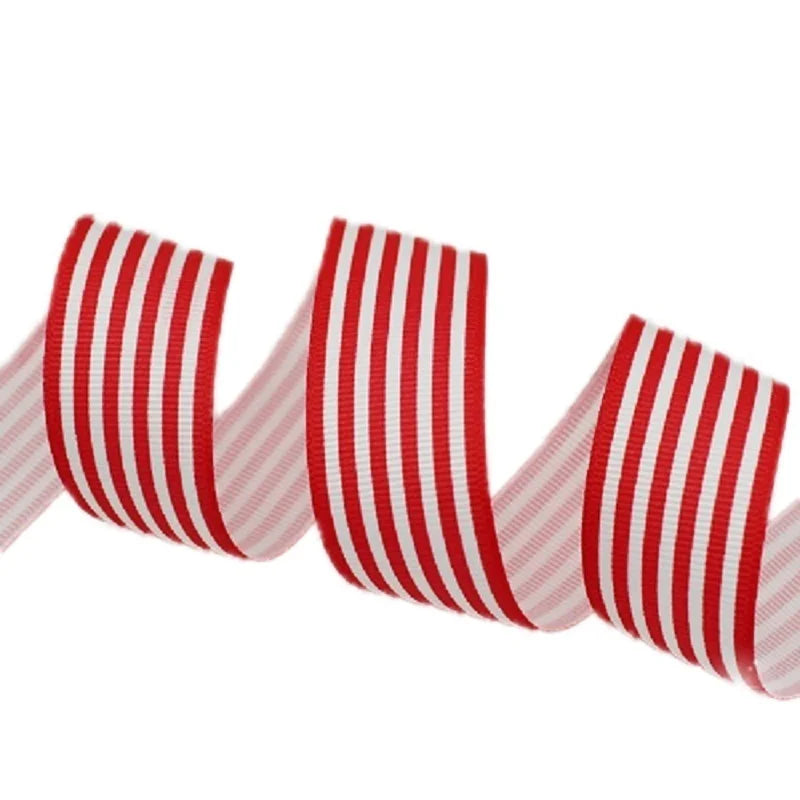 ruban gros grain rayures bleu marine blanc moderne décoration cadeau 1820cm polyester fixé