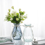 vases verre transparent diamant rose bleu gris vert moderne