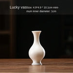 vase table céramique blanc minimaliste simple decoration maison arrangement fleurs thé cérémonie