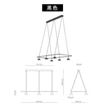 lampe led moderne minimaliste noir blanc support mural interrupteur câble chambre salon