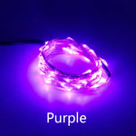 Guirlande lumineuse LED fil cuivre 12V multicolore 5M 10M 50 100 LEDs moderne