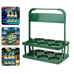 porte bouteilles pliable industriel bouteilles vin bière fixations métalliques cuisine vert rouge