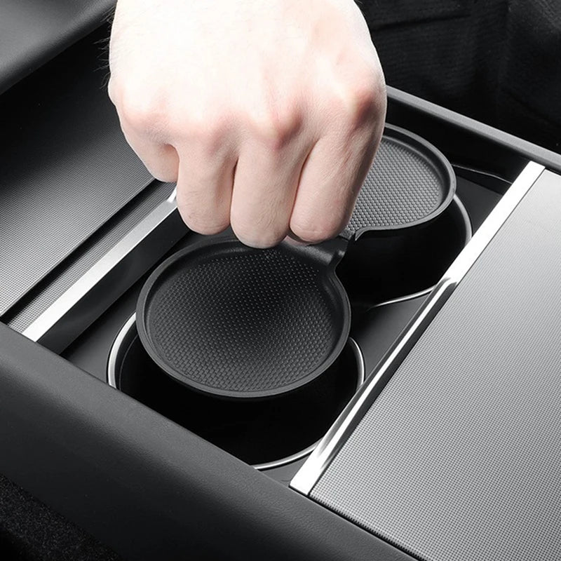 porte verre pliable noir points modernes voiture sans fixation visible