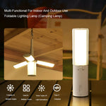 lampe camping pliable rechargeable led blanc moderne 12h éclairage annneau crochet emergency