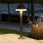 lampe led moderne noir blanc texture mat étanche jardin extérieur 12w warm light industriel