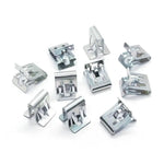 clips métalliques argentés industriels fixations plat lisses opaques diverses tailles utilisation générale porte tableaux