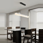 lampe suspendue marbre moderne blanc beige doré intérieur salon chambre
