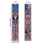 bannière étoiles aigle américaine bleu blanc rouge étoiles étoile clips décorative fête anniversaire patriotic