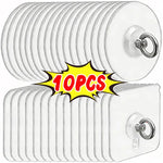 supports murals transparents acier inoxydable utilisation multiple moderne décoration rangement maison crochets autocollants