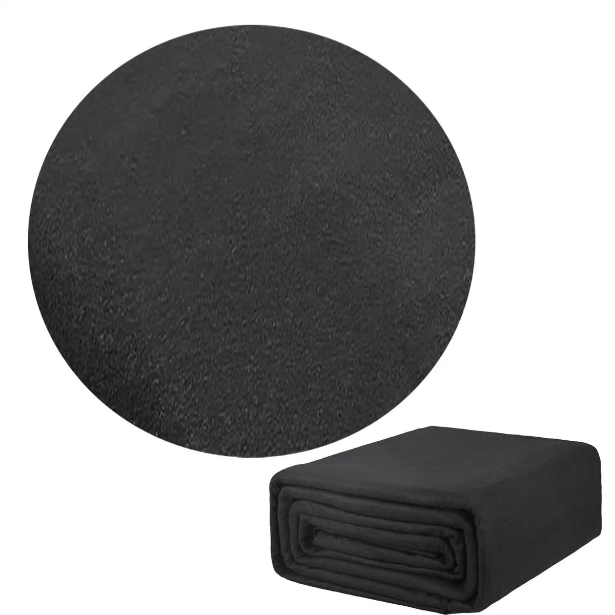tapis protection piscine noir moderne sol gravier béton bois pierre