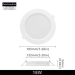 plafonnier led blanc moderne 6w 9w 12w 18w 24w 220v clips instructions