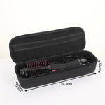 brosse cheveux électrique noir rose toile moderne réutilisable sac rangement polyester poignée