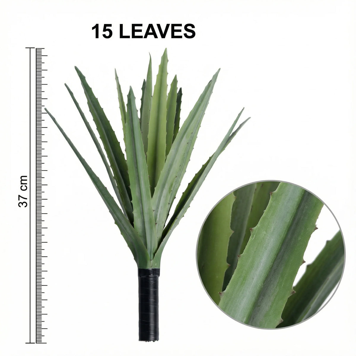 décoration intérieure zen agave artificielle 15 feuilles contemporaine minimaliste maison