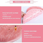 brosse pieds rose rigidité moderne adhésif douche nettoyage