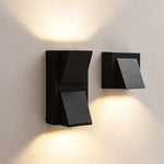 applique murale moderne led noir résistante intérieur extérieur 85265V ip65