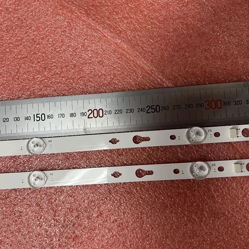 bande lumineuse led argentée moderne 400mm 200mm 500mm 10pcs télévision