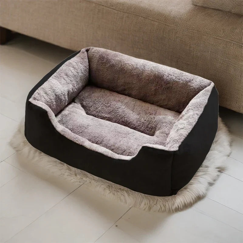 Lit animal velours doux marron gris noir rose confortable moderne
