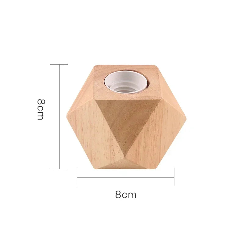 base lampe bois naturel clair texture bois moderne minimaliste vis e27 câble prise interrupteur