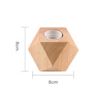 base lampe bois naturel clair texture bois moderne minimaliste vis e27 câble prise interrupteur