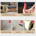 supports coussins adhésifs texturés noirs canapé pratique 10pcs 20pcs 50pcs