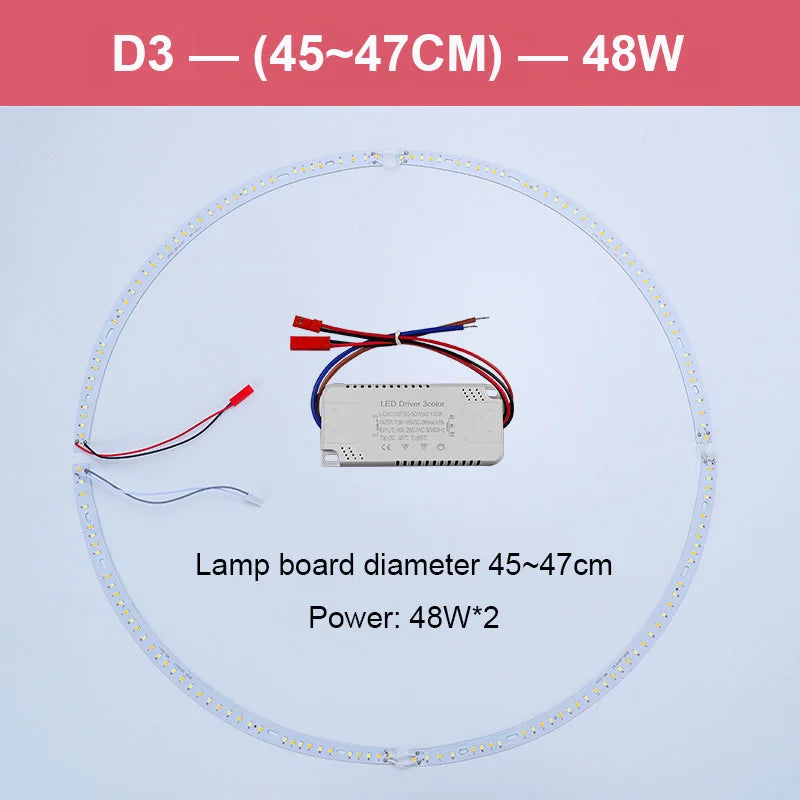 plaque led circulaire blanche ventilateur magnets ruban adhésif moderne