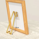 supports cadre photo adhésifs modernes blanc doré argenté lisses opaques 13cm 18cm 23cm