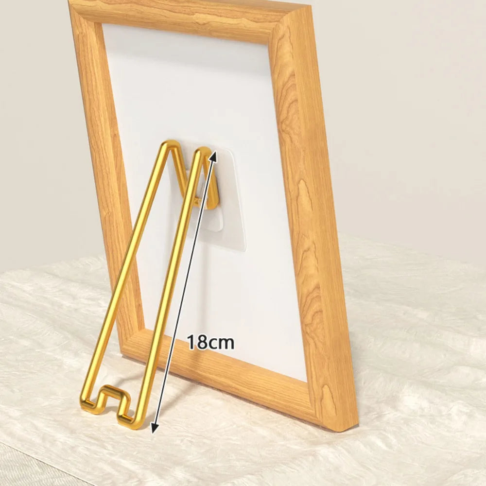 supports cadre photo adhésifs modernes blanc doré argenté lisses opaques 13cm 18cm 23cm
