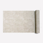 tapis table moderne gris beige marron bleu toile lin respectueux environnement imperméable essuyable resistant