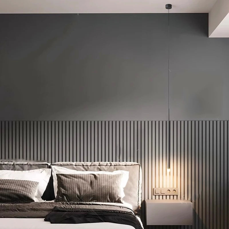 lampe suspension argentée moderne lisse opaques chambre décoration intérieure led 90 260V certifications multiples