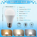 lot ampoules led boule e27 blanc moderne salon chambre maison intérieur décoratif