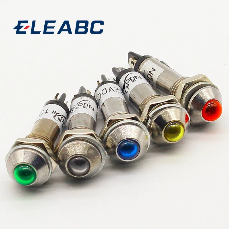 ampoules led 12v 24v 220v vert bleu rouge jaune modernes industrielles transparentes pièces