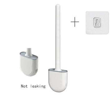 brosse wc silicone adhésive murale noire moderne sans odeur poignée antidérapante