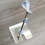 support poupée réglable blanc texture mat moderne accessoire poupée 1/6 1/4 1/3 organisateur métal