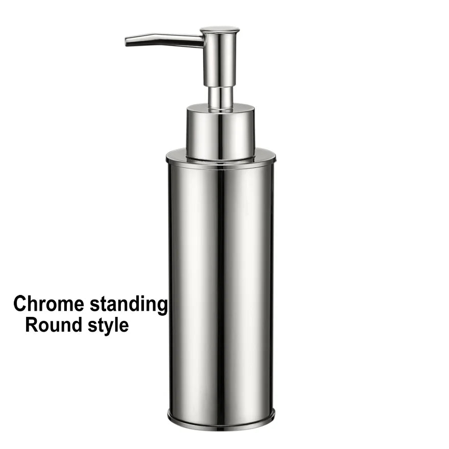 distributeur savon liquide or noir argent moderne minimaliste eyelets Pompe conteneur
