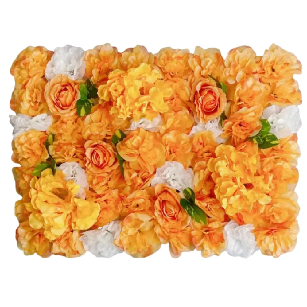 panneaux decoratifs fleurs artificielles rose violet blanc modernes intérieur mariage anniversaire diplomes