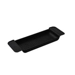 accessoires bain rangement plateau ajustable blanc noir moderne minimaliste perforé geometrique produits beauté